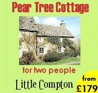 Featured Self Catering -  Pear Tree Cottage in Little Compton